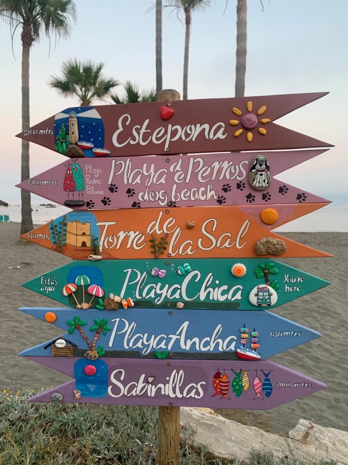 Marina De Casares Beach House San Luis de Sabinillas Bagian luar foto